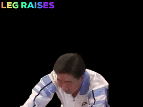 노무현 Leg Raises GIF