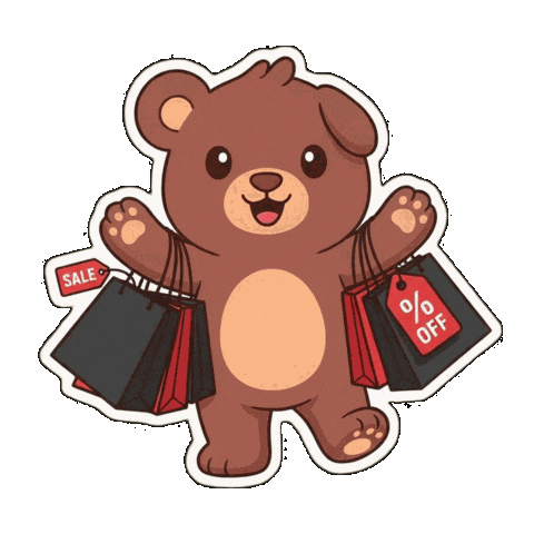 Happy Black Friday Sticker by BEARISH