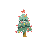 Christmas Tree Sticker by University of Warwick