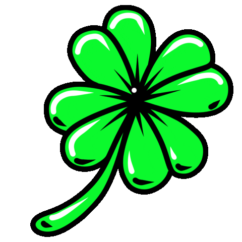 St Patricks Day Neon Sticker