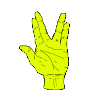 Star Trek Hello Sticker by SYFYde