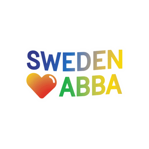 Eurovision Abba Sticker by Sweden