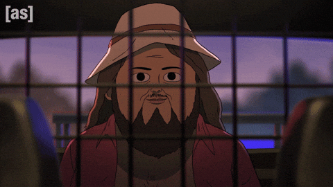 Cop Car Smile GIF by Adult Swim