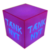 Tænknyt Sticker by Radikale Venstre