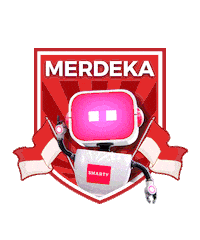 Indonesia Merdeka Sticker by Smartfren