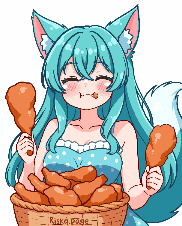 kiska_sempai art anime animation hungry GIF