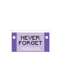 Never Forget Old Tech Sticker by nybl.ai