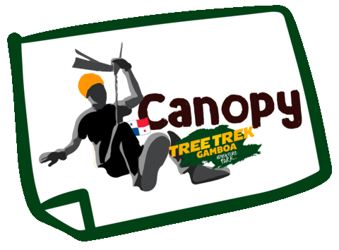 gamboatreetrek giphyupload panama zipline canopy Sticker