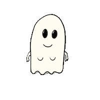 Ghost Boo Sticker by A Good Mess