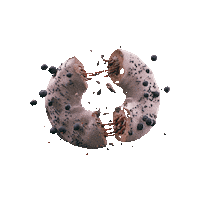 Alasature healthy free bread donut Sticker