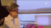 jean luc melenchon train GIF by franceinfo
