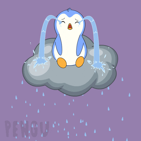 Sad Cry GIF by Pudgy Penguins