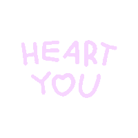 Text Heart You Sticker