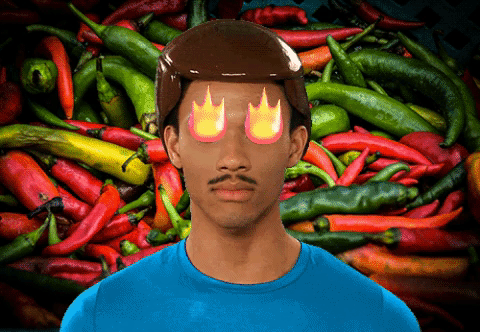 spicy chilli peppers GIF
