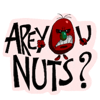Are You Nuts Sticker by Afternoon films