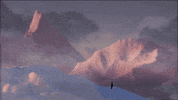 snow mountains GIF by Petit Biscuit