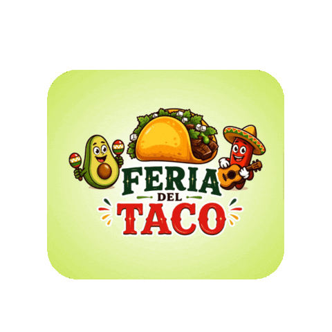 Festival Taco Sticker by La Michoacana Meat Market
