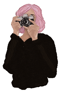 Cartoon Character Girl Sticker