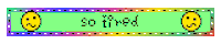 Tired Pixel Sticker
