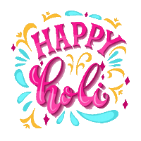Holi Festival Sticker by techshida