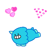 Love It Azul Sticker by DINOSALLY