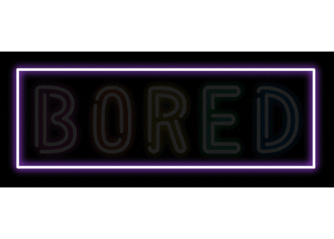 bored rainbow Sticker