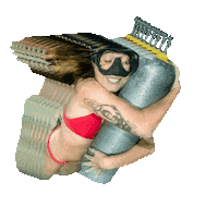 Vacaciones Diving Sticker by Girls that Scuba