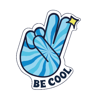 EATCOOLBEANS giphyupload cool vegan eat Sticker