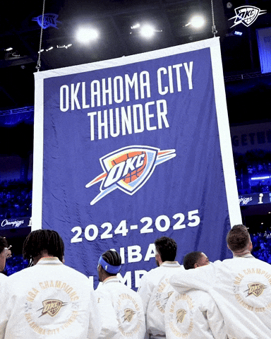 Oklahoma City Hug GIF by OKC Thunder