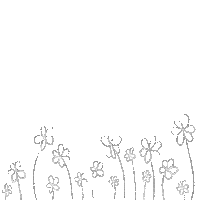 drawithella flowers blumen drawithella blumenwiese Sticker