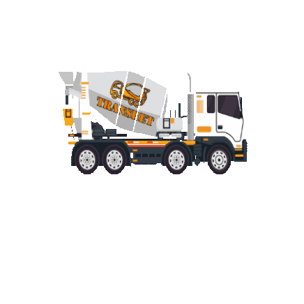 TransbetBetoniarnie cement beton budowa transbet Sticker