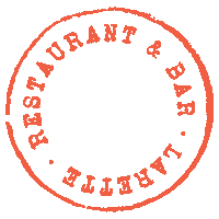 LaretteAmsterdam restaurant larette Sticker