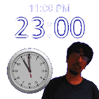 11 Pm Sticker