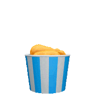 Fried Chicken 3D Sticker by chrislumain