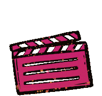 youtube clapperboard Sticker by Mega Space Brasil