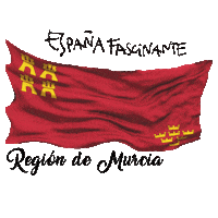 caravaca de la cruz flag Sticker by España Fascinante