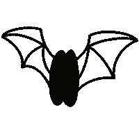 Halloween Bat Sticker