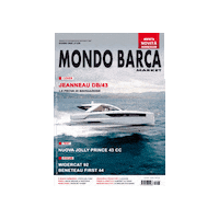 mondobarca magazine nautica edicola giugno Sticker