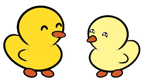 DuckieandDuck giphyupload love hug puzzle Sticker