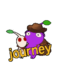 Journey 旅 Sticker