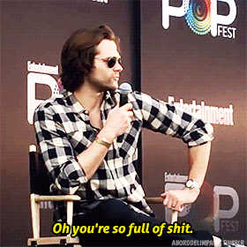aborddelimpala giphyupload shit jared padalecki aborddelimpala GIF