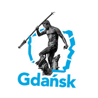 potgovpl travel sculpture statue gdansk Sticker