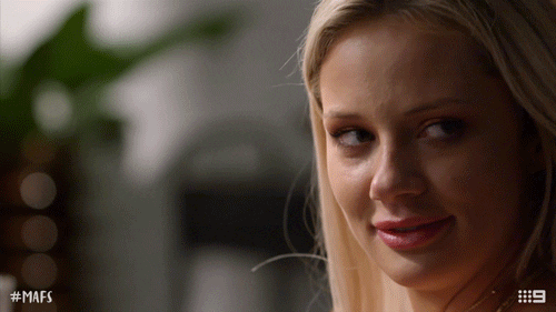 sass eye roll GIF by Married At First Sight Australia