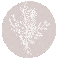 Kräuter Dancing Flower Sticker