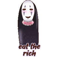 ZeroFaded ghibli tory politic noface Sticker