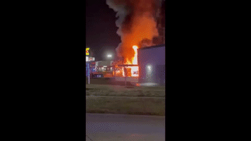 Police Respond to Shooting at Nebraska Restaurant as Flames Engulf Truck Outside
