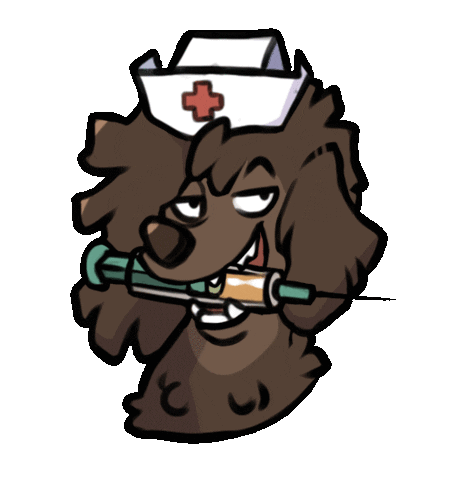 Corona Veterinarian Sticker