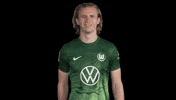 Happy Goal GIF by VfL Wolfsburg