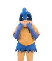 Excited Baby Blue Sticker by Delaware Blue Hens