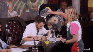 Parks And Recreation Splash GIF by PeacockTV